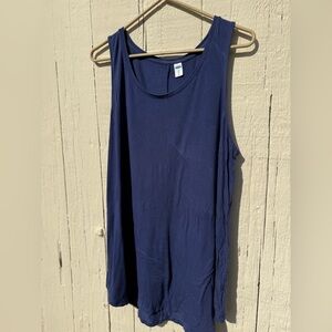 Old Navy Deep Blue Tank Top